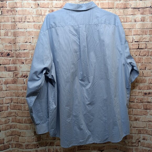 Roundtree & Yorke Travel Smart Long Sleeve Button Down Size XXL - Picture 8 of 8